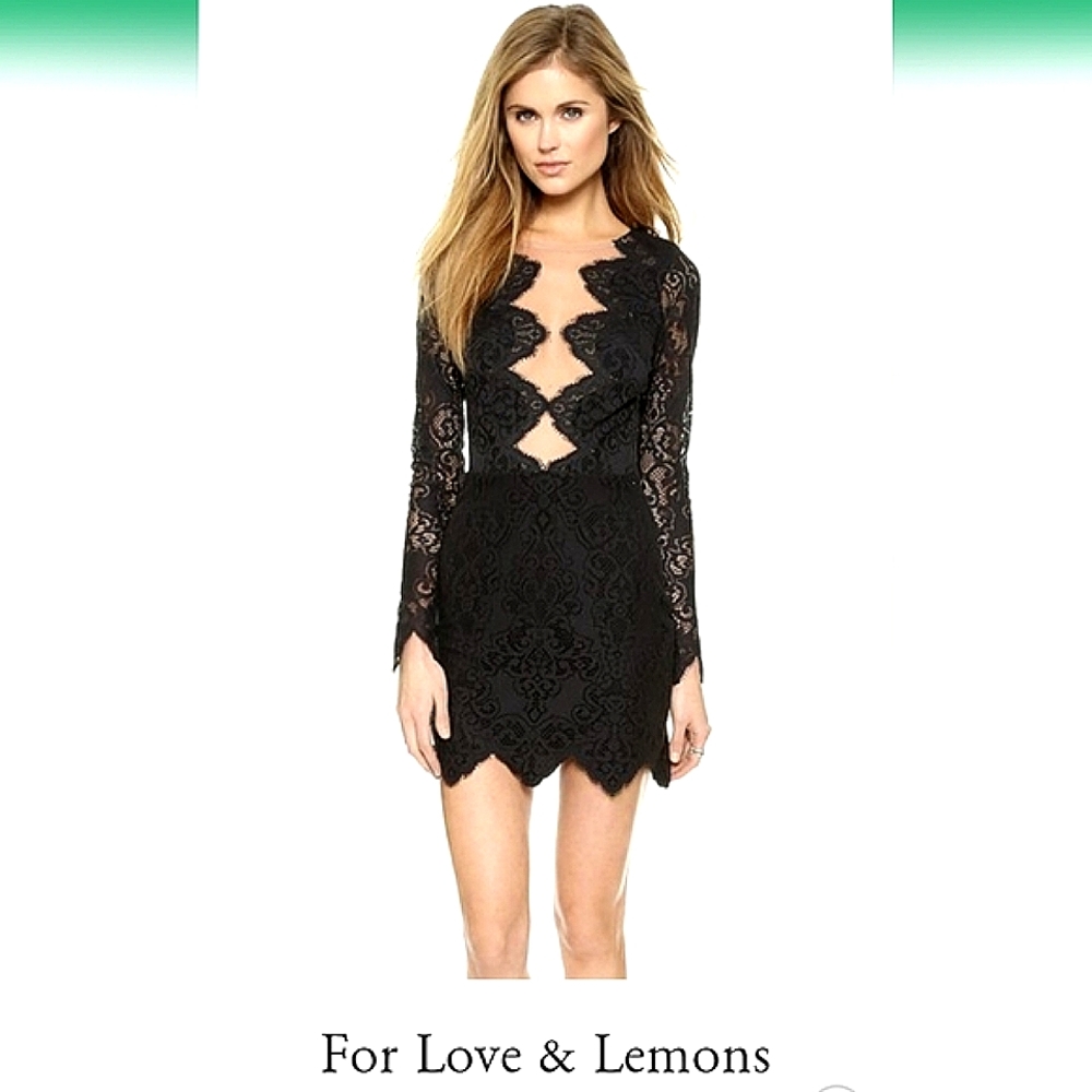 For love and lemons white lace dress